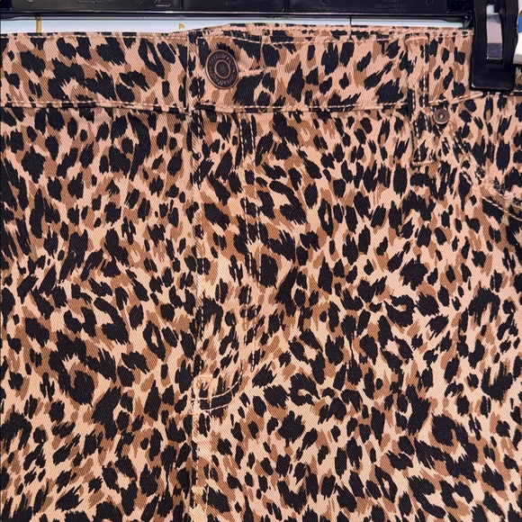 Terra & Sky Leopard Print Straight Leg Jeans - Picture 4 of 7